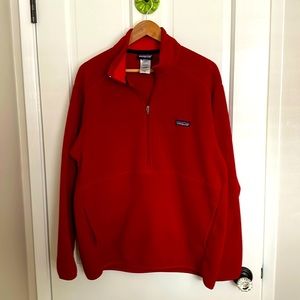 Barely Worn red Patagonia fleece pullover